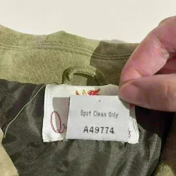 Vintage Quacker Factory Harvest Zip Halloween Pumpkin Leather Jacket Womens 1X - Picture 15 of 15